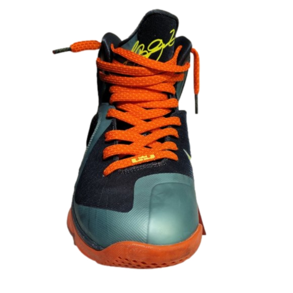 NIKE LEBRON 9 CANNON SNEAKERS WITH EXTRA SET BLUE LACES AND BOX - SIZE 9.5 - Picture 7 of 16